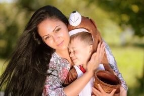 happiness of maternity