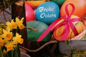 Easter Greeting card frohe oatern