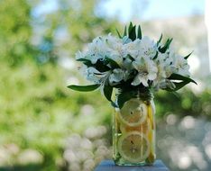 Bouquet of lemon flowers