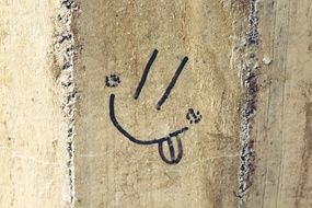 Smiley Wall Drawing