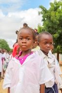 black children at school