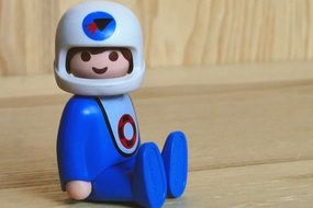 blue astronaut toy