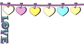 wallpaper with romantic frame