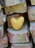 potato in form of heart