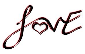 openwork inscription love
