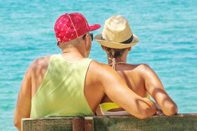 couple by the sea