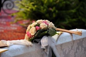 tradition Wedding bouquet of roses