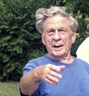 grandfather goes in for sports