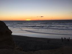 sunset over the ocean in san diego