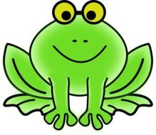 Clipart of green Frog