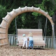 Picture of Children on a swing