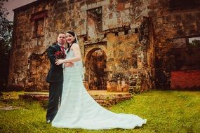 wedding pictures at the ruins