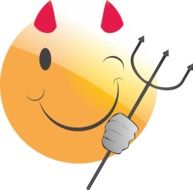 Emoticon Smiley Devil drawing