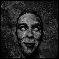 Horror human's face
