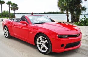 Red Camaro in Florida