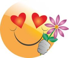 Smiley face as a drawing