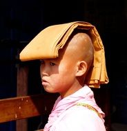 photo of buddhist novice