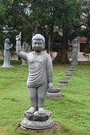 Buddha Birthday statue