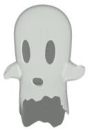 Ghost Cute Cartoon drawing