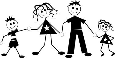Happy Family drawing