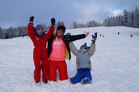 Family Snow Mountains