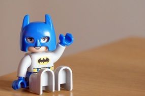 blue masked batman figure