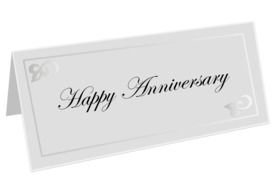 anniversary greeting card