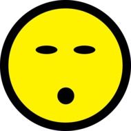 emoji with embarrassed face