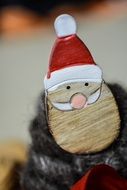 Picture of the wooden santa