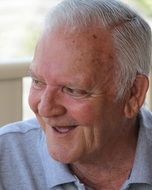 portrait of a happy elderly man