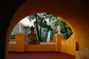 buddha statue in asian temple