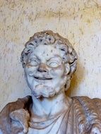 Marble Statue of smiling man