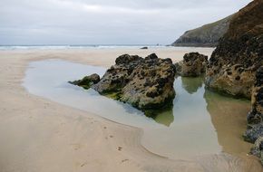 sands on the beach in cornwall