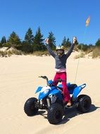 Child on quad bike