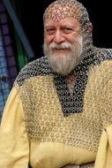 Old Man with beard, chain mail