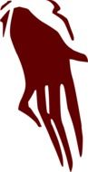 brown ghost as a graphic image