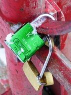 Padlocks on the Bridge of lovers