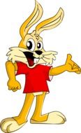 happy Rabbit Cartoon drawing