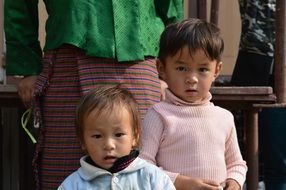 cute children in Bhutan