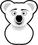 Koala Bear Comic drawing