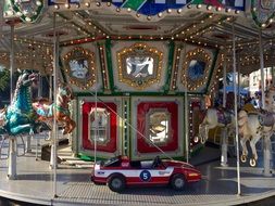 photo of carousel in the park