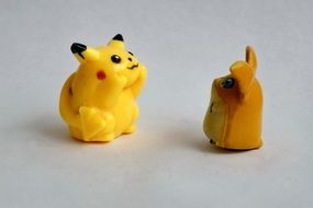 two isolated pokemons