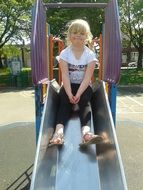 strikingly beautiful Slide Girl