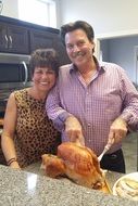 Picture of parents are making a turkey