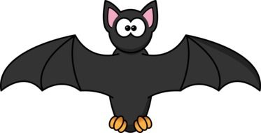 cartoon Black bat