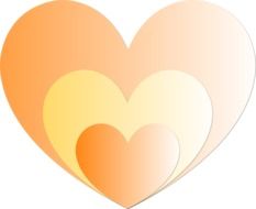 range Yellow Hearts drawing