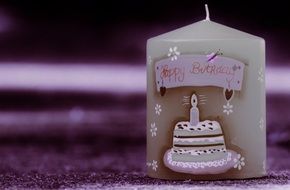 candle for cake on birthday