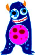 Monster cartoon drawing
