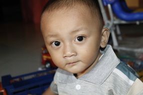 portrait of indonesian child