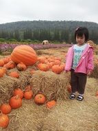 Kids and Pumpkin